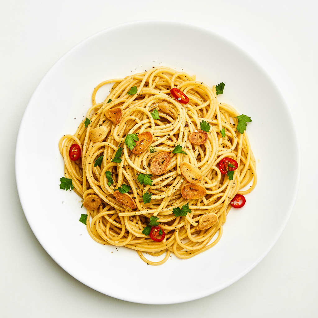 Linguine Aglio Olio Full