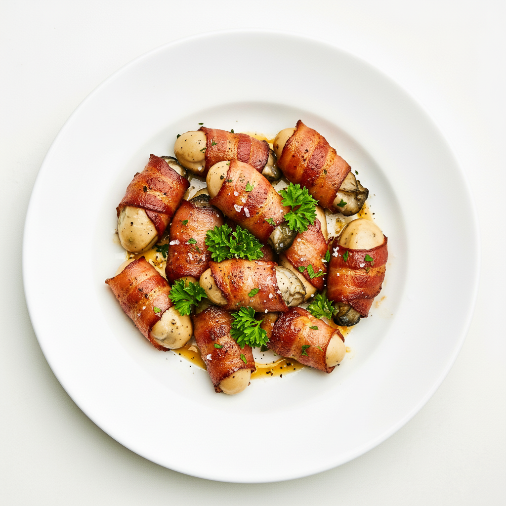 King Prawn Bacon Rolls (4) Full