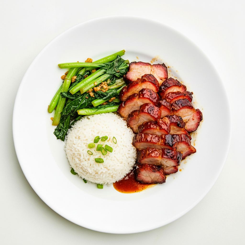 BBQ PORK WITH PLUM SAUCE Full