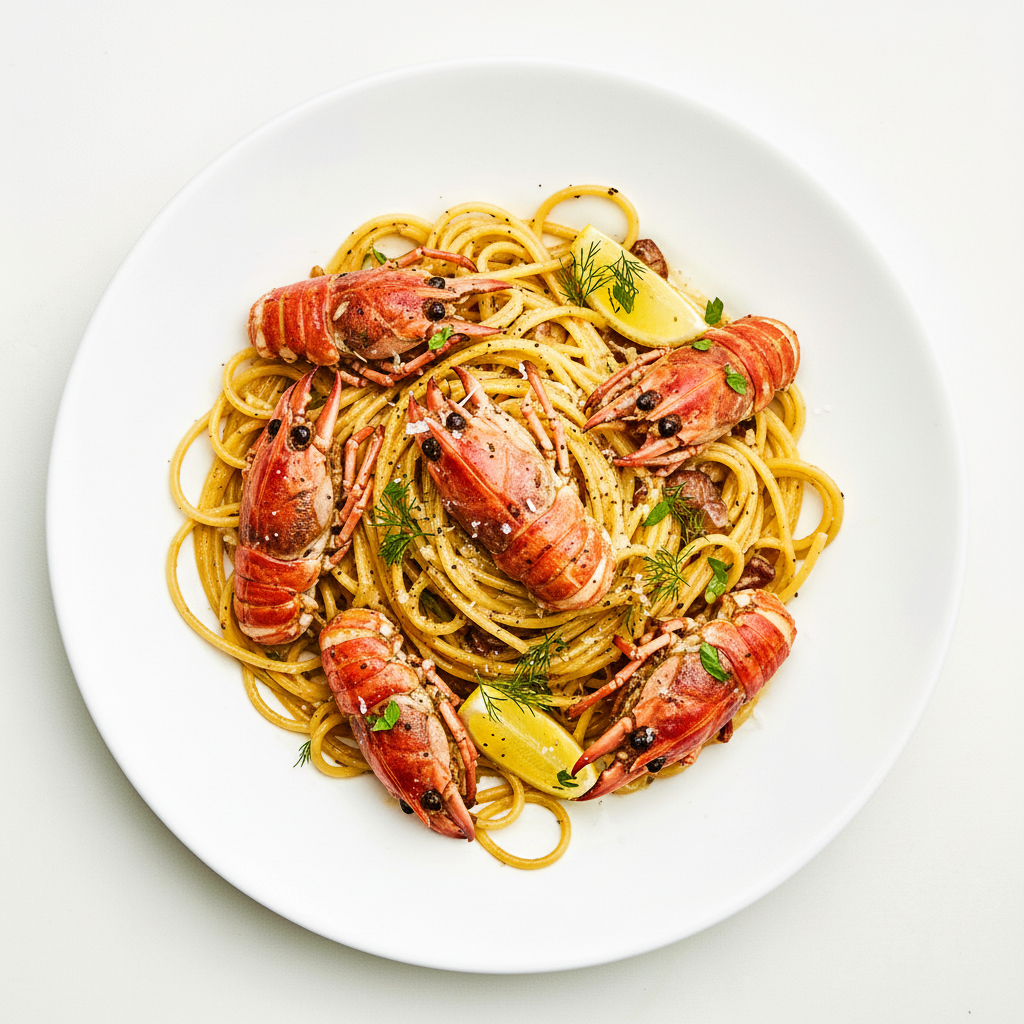 Balmain bug, choux bun Full