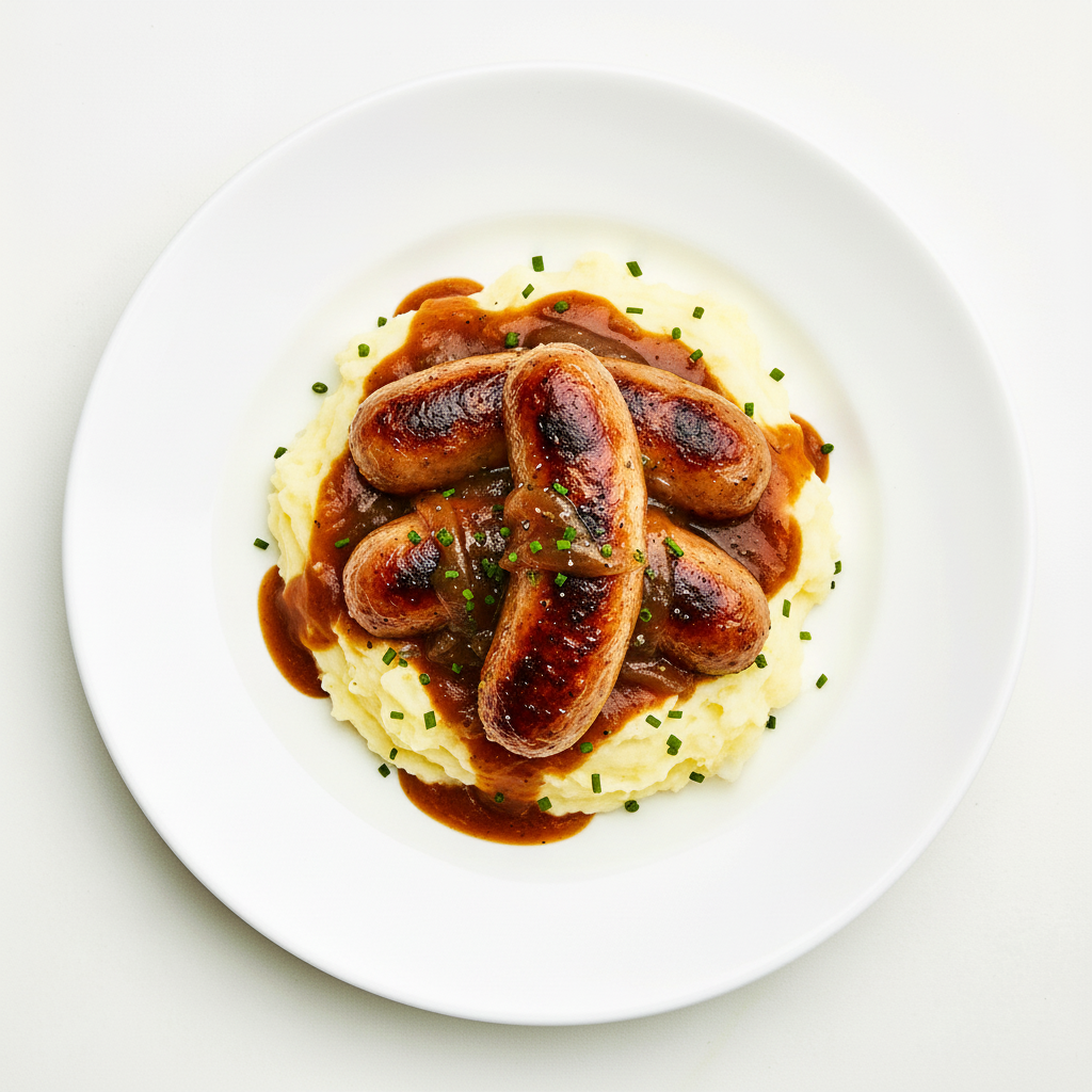 BEEF BANGERS & MASH Full