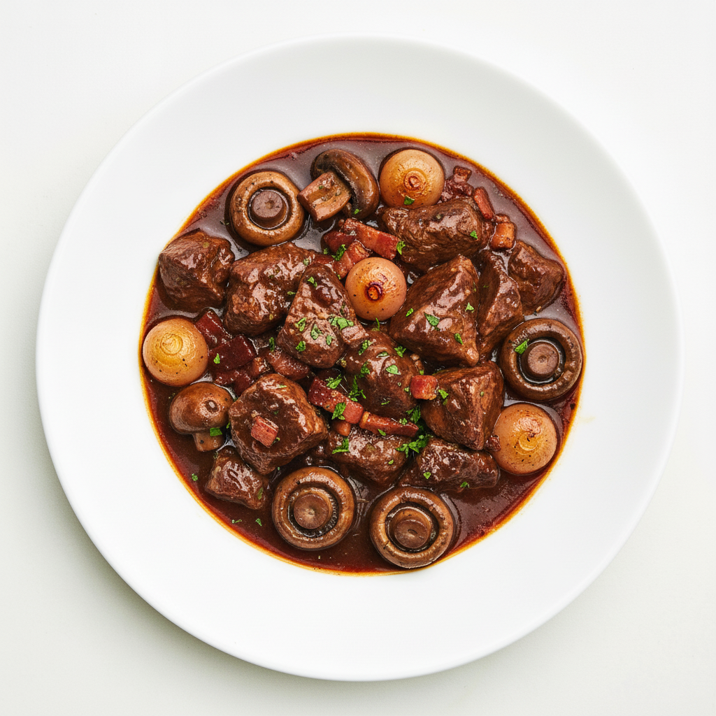 Mushrooms Bourguignon Full