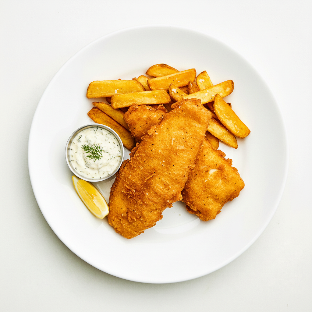 Beer Battered or Grilled Hake Full
