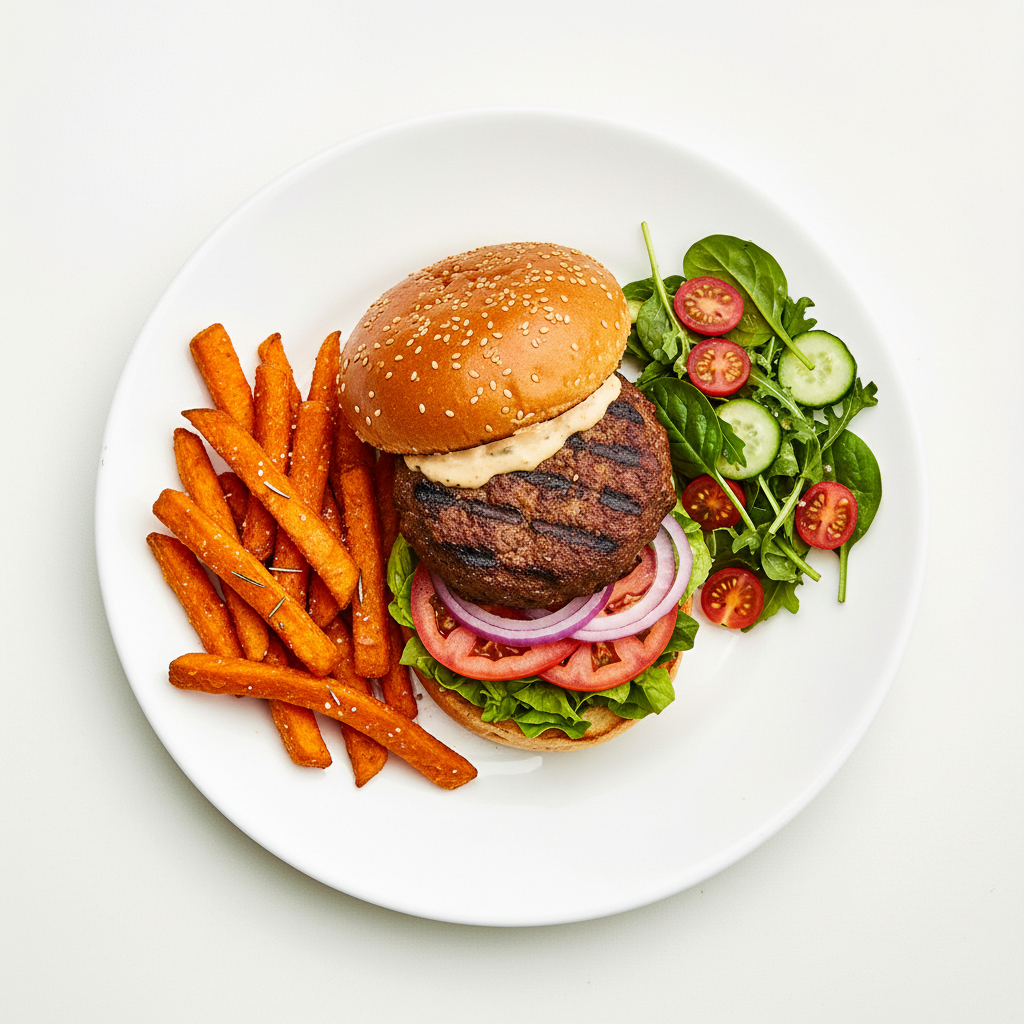 VEGAN BURGER (V) Full