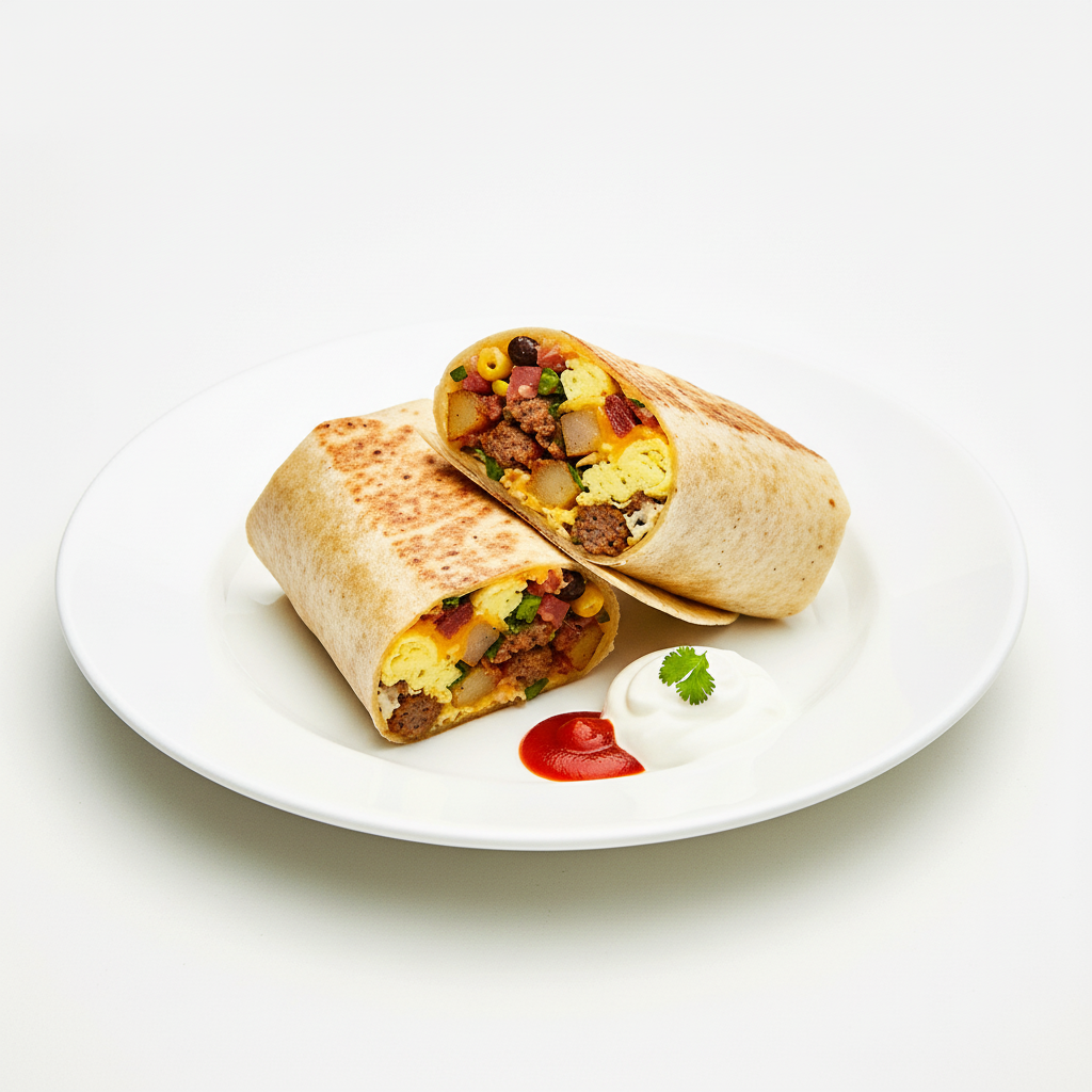 Brekkie Burrito Full