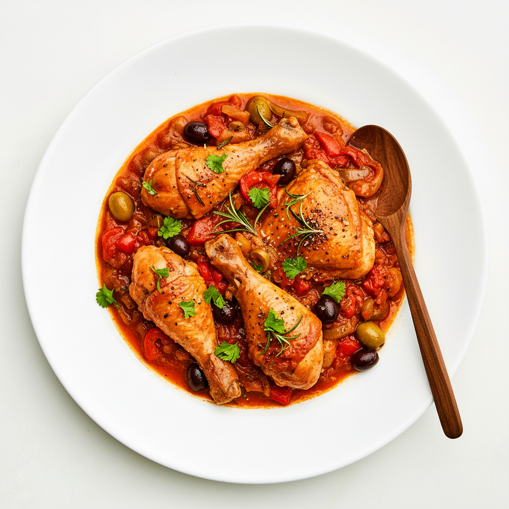 Half Chicken Cacciatore Full