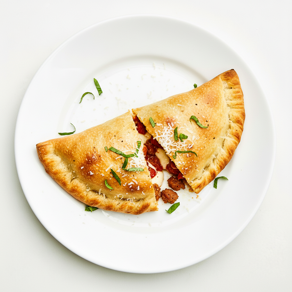 GARLIC & PARMESAN CALZONE Full