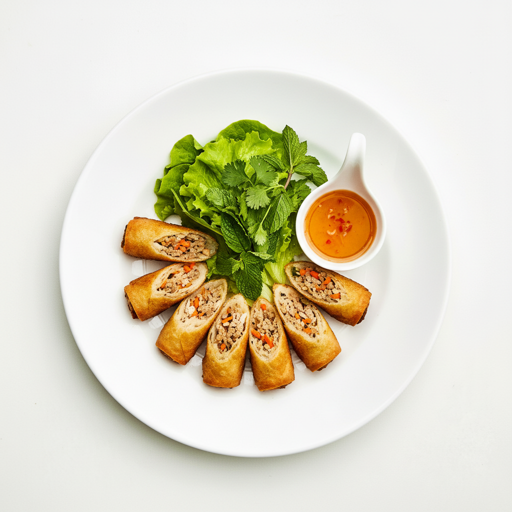 Vietnamese Pork Spring Rolls (6) Full