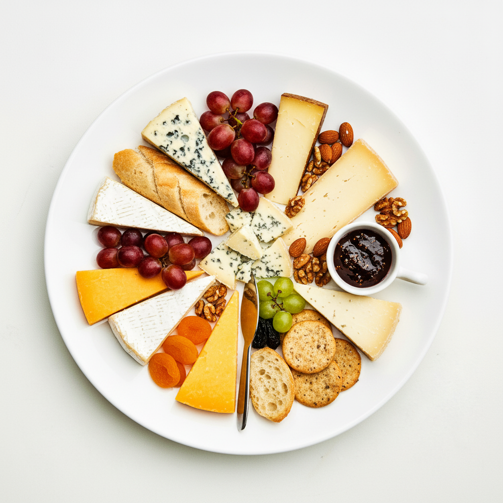 VEGETARIAN CHEESE & DIPS PLATTER Full