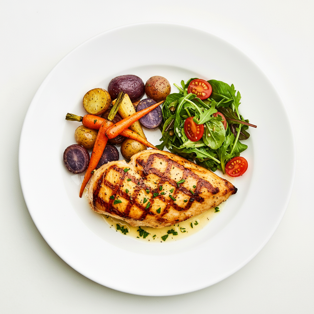 Grilled Chicken Breast Fillet with mushroom sauce Full