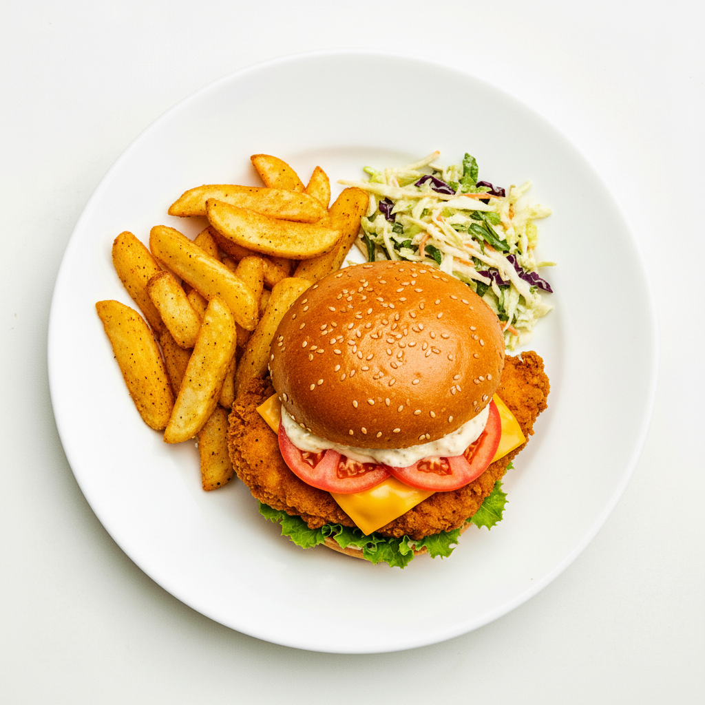 Grilled Chicken Burger Full