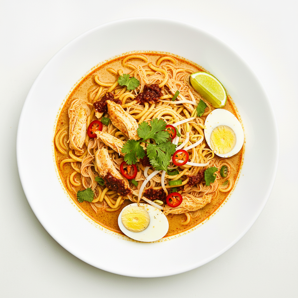 Beef or Chicken Laksa Full