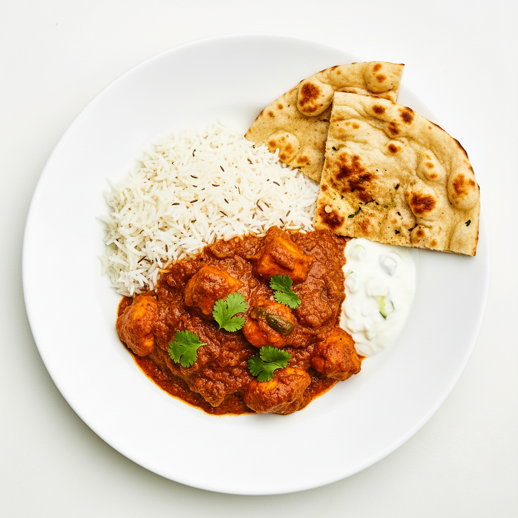 Curry Chicken with Rice Full