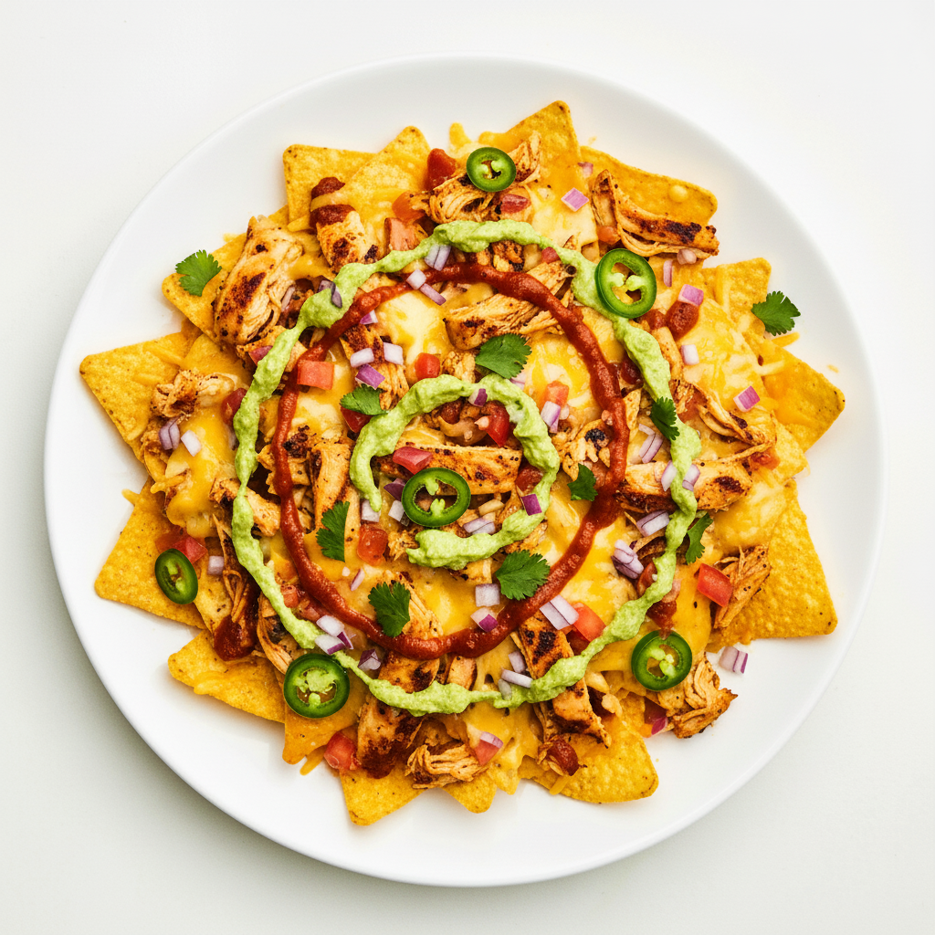 Chipotle Chicken Nachos Full