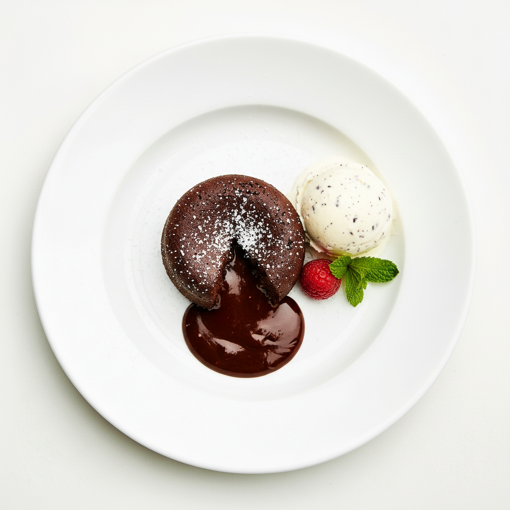 MALT & CHOCOLATE OOZE CAKE Full