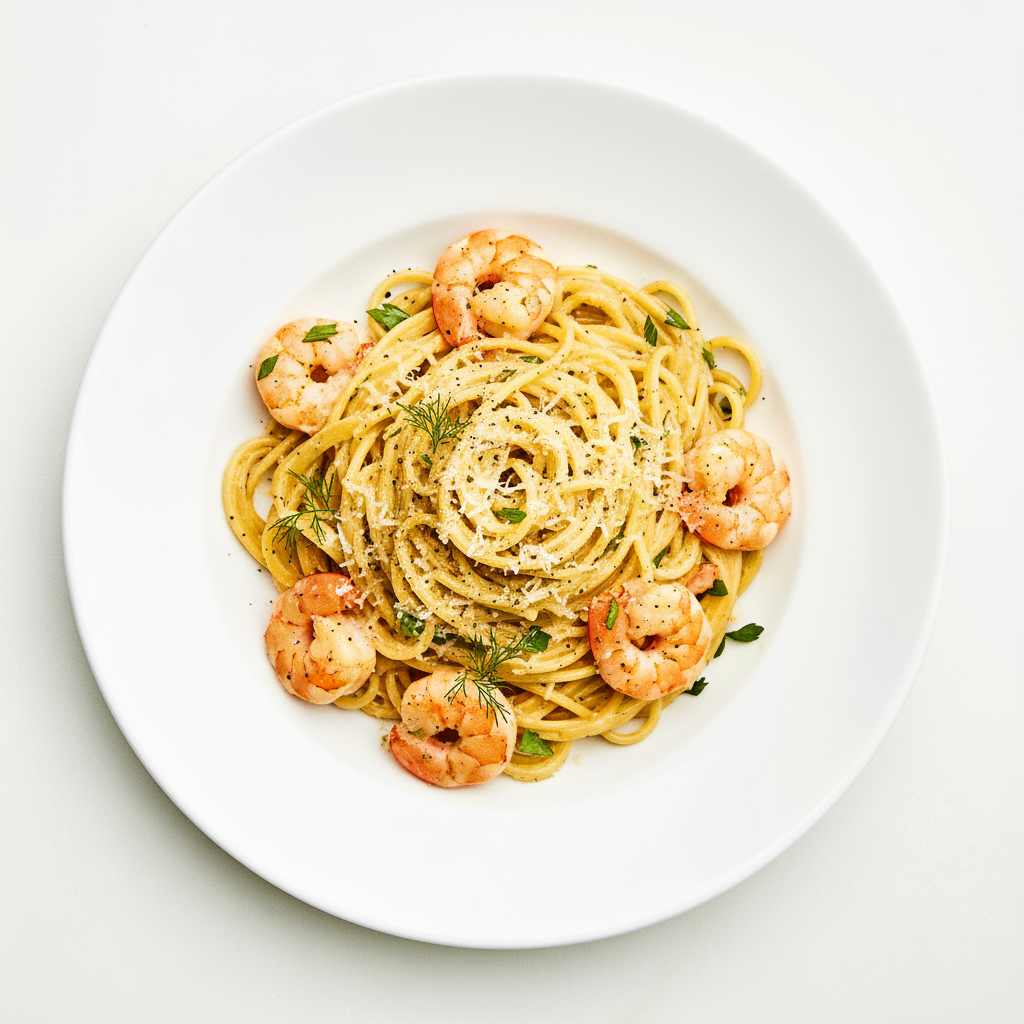 CHILLI PRAWN & MUSSEL LINGUINE Full