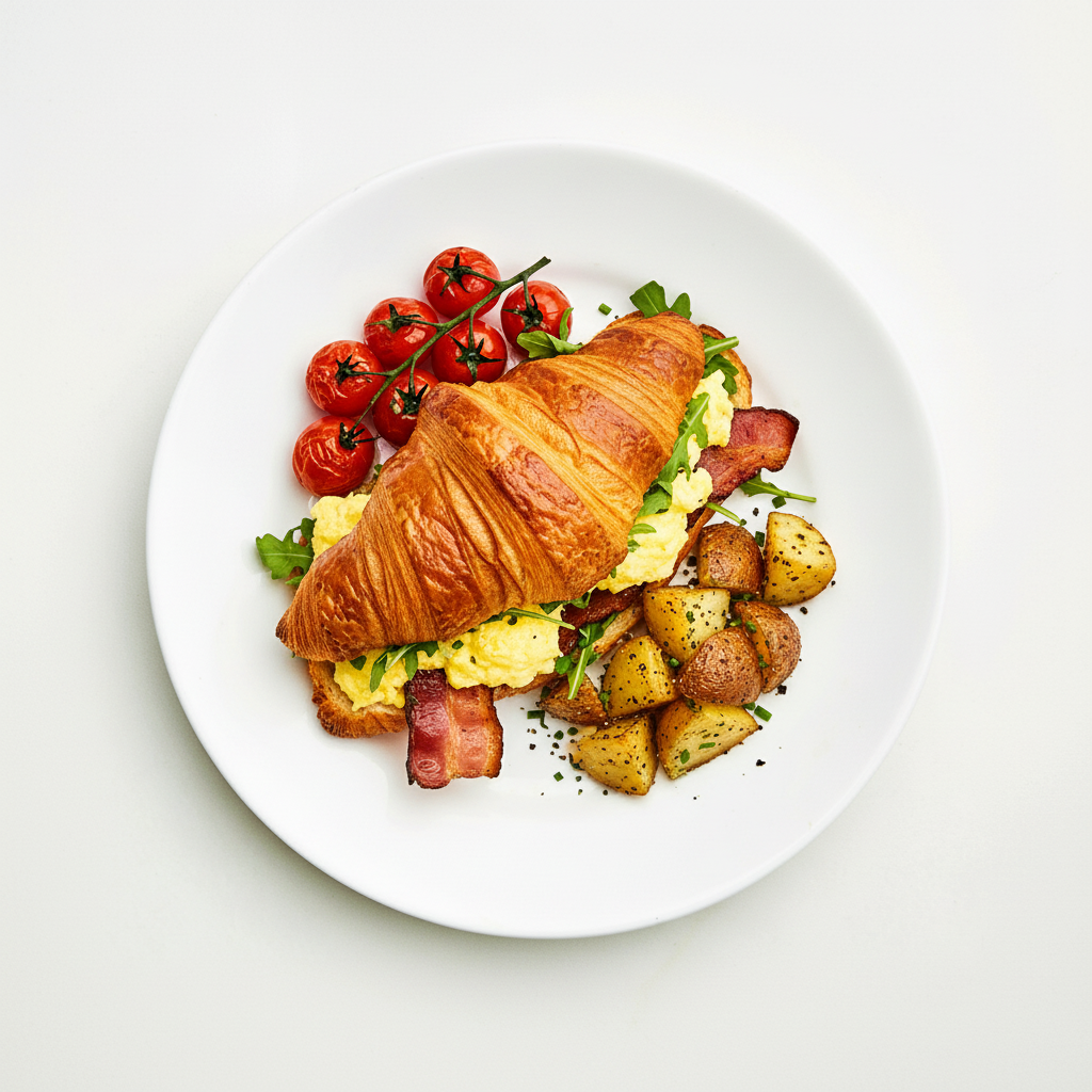 HAM, CHEESE AND TOMATO CROISSANT Full