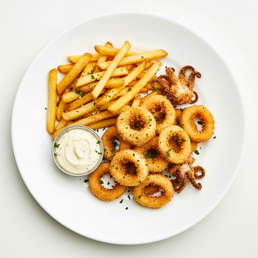 Panko Crumbed Calamari Rings Full