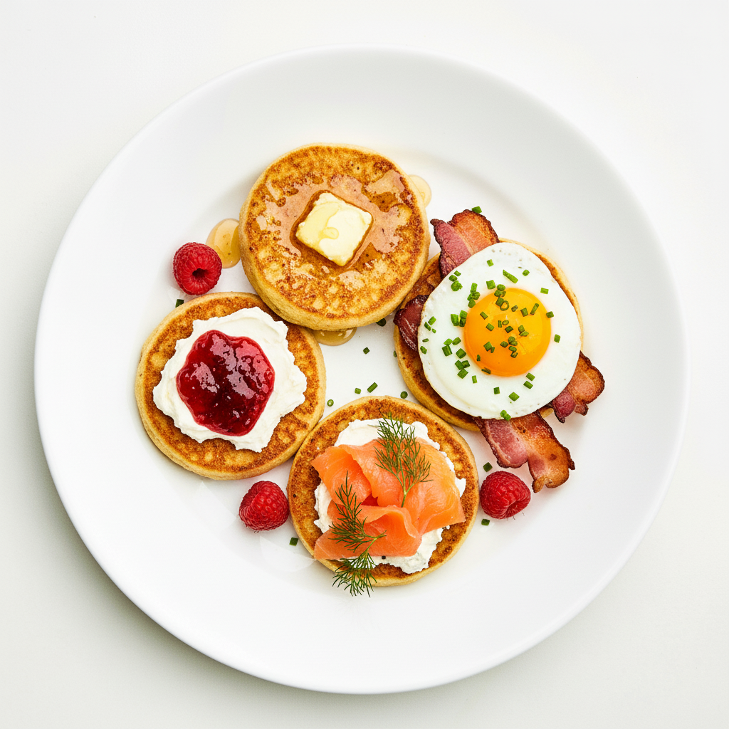 CRAB & PRAWN CRUMPETS Full