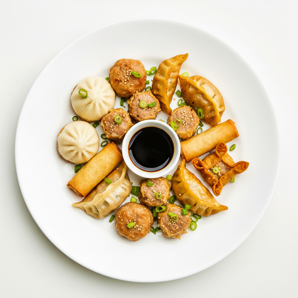 STEAMED PORK DIM SIMS (4) Full