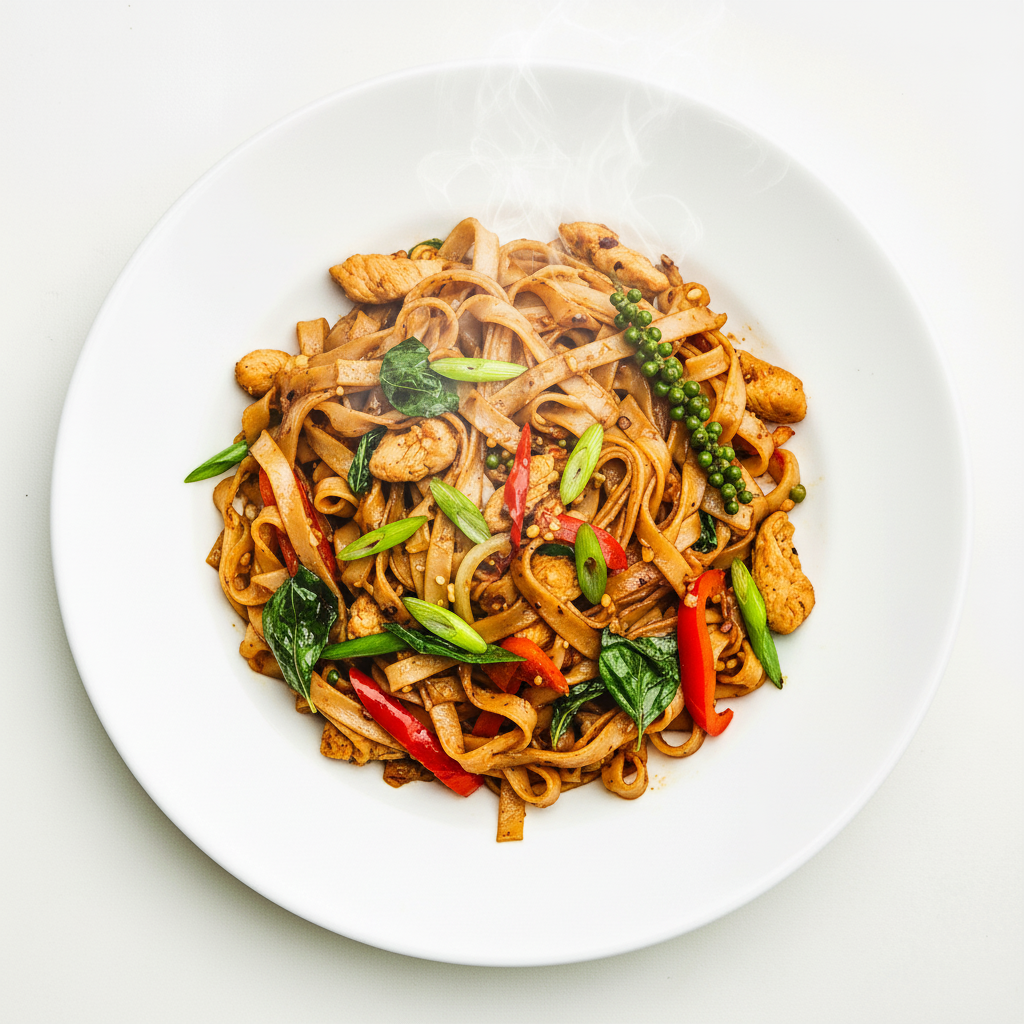 Pad Ki Mao (Drunken Noodle) Full