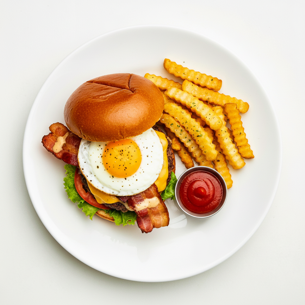 Deluxe Bacon Burger (GFO) Full