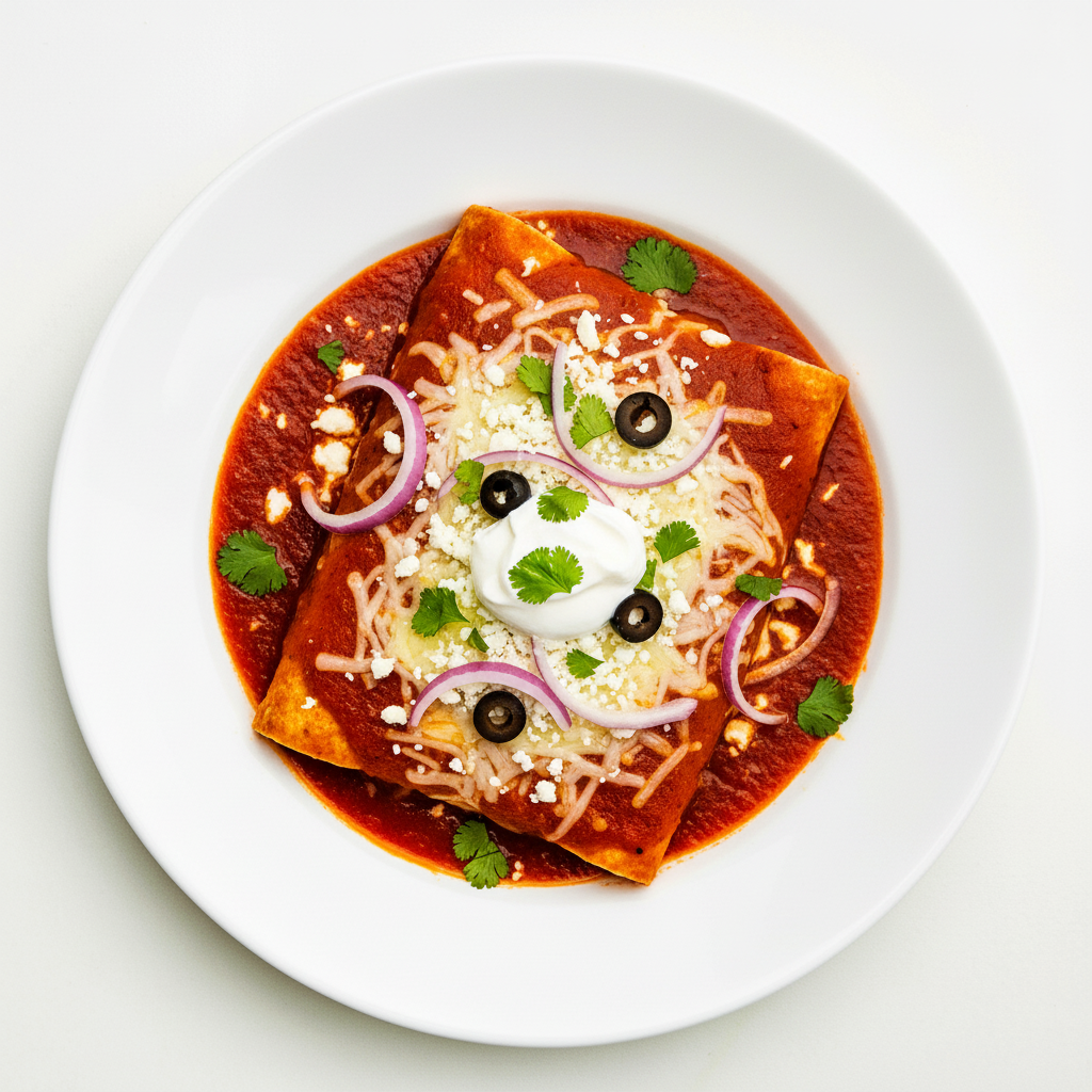 PULLED PORK ENCHILADAS Full