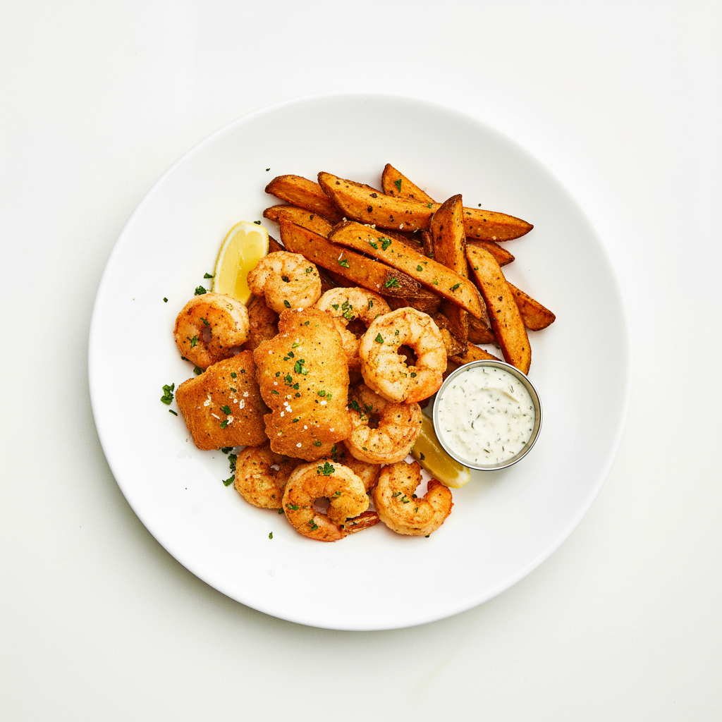 Fried Fish Pieces (5 per serve) Full