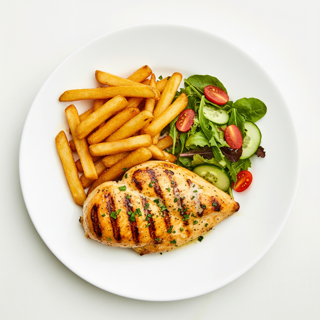 Harissa glazed chicken Full