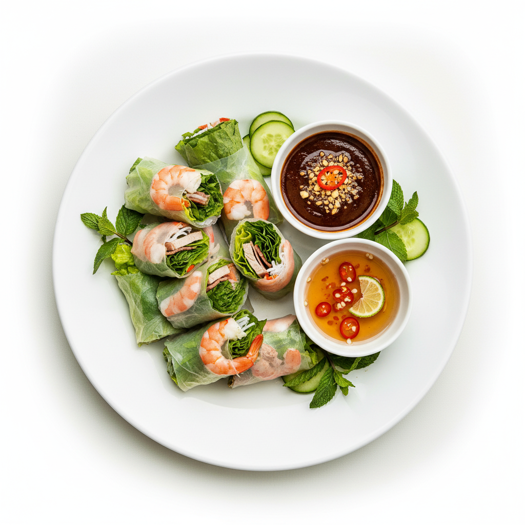 Vietnamese Rice Paper Roll Full