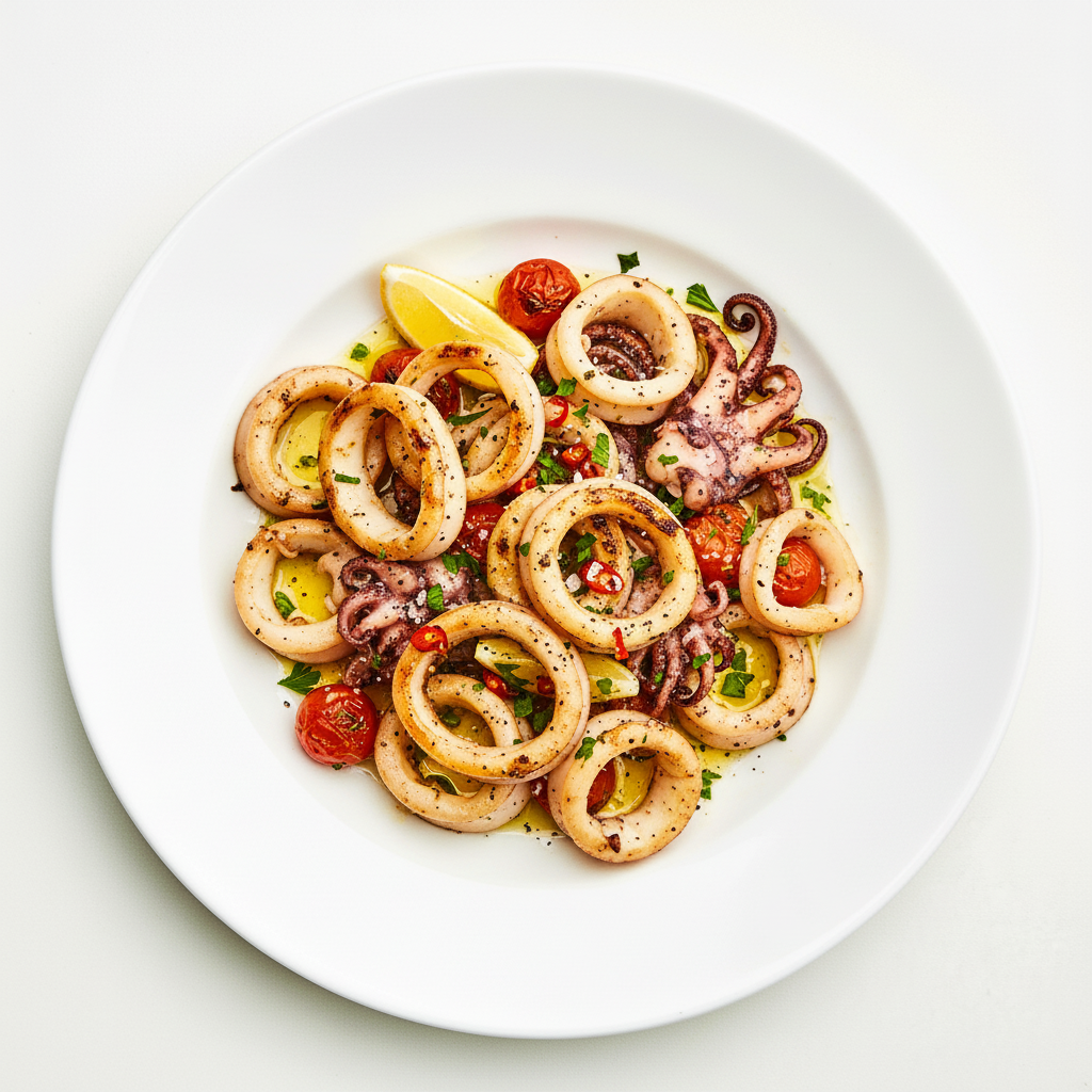 Grilled Calamari Rings Full