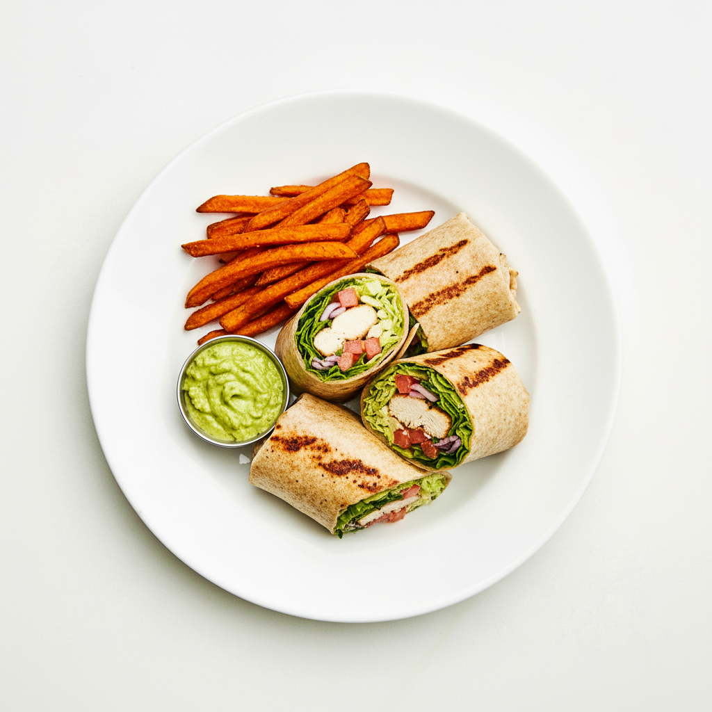 SWEET CHILI CHICKEN WRAP Full