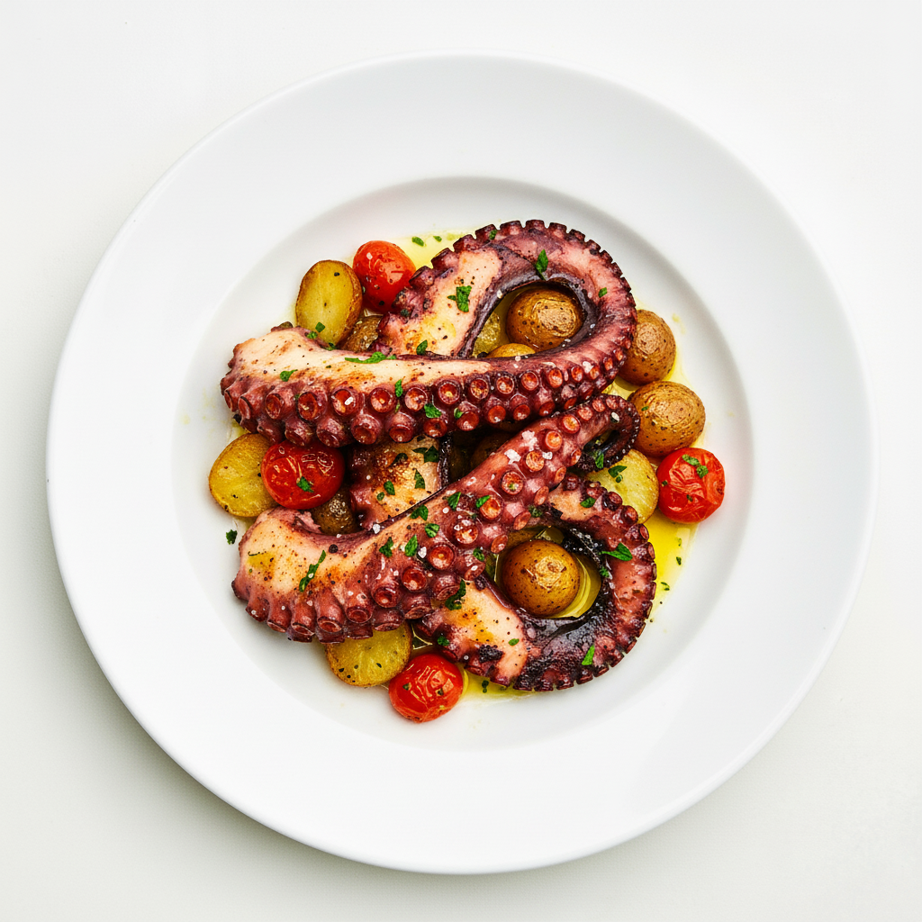Chargrilled Baby Octopus Full