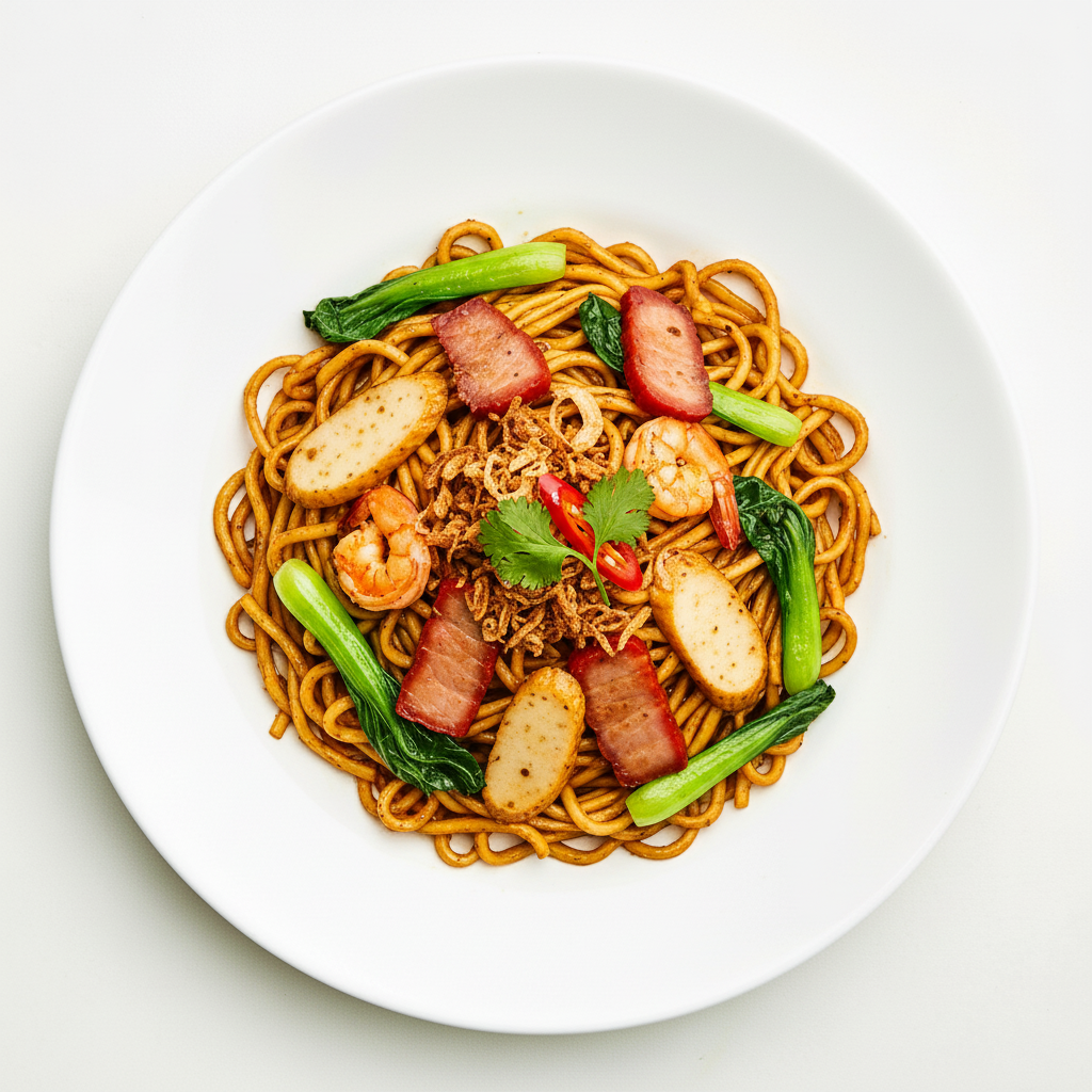 CHICKEN & NOODLES WITH OYSTER SAUCE Full