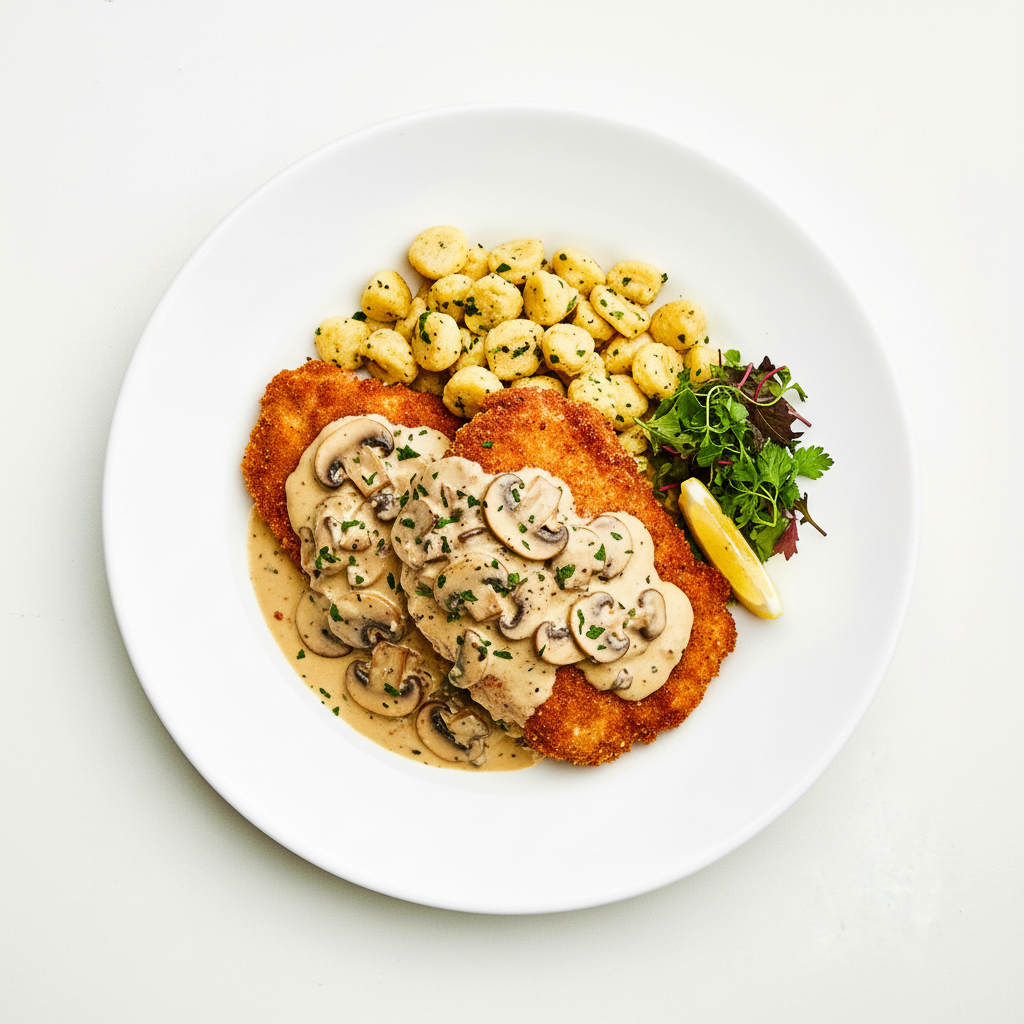 Jaeger Schnitzel Full