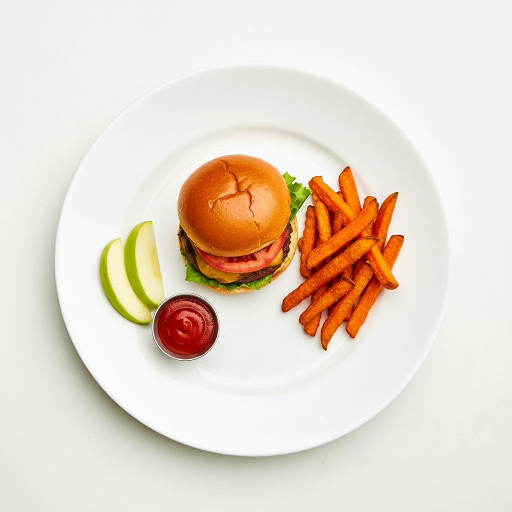 Cheeseburger & Chips Full