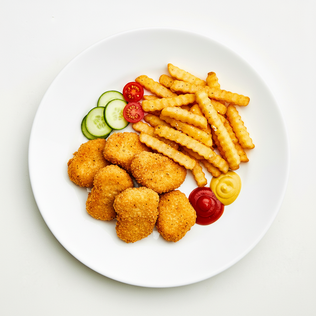 Chicken Nuggets & Chips Full