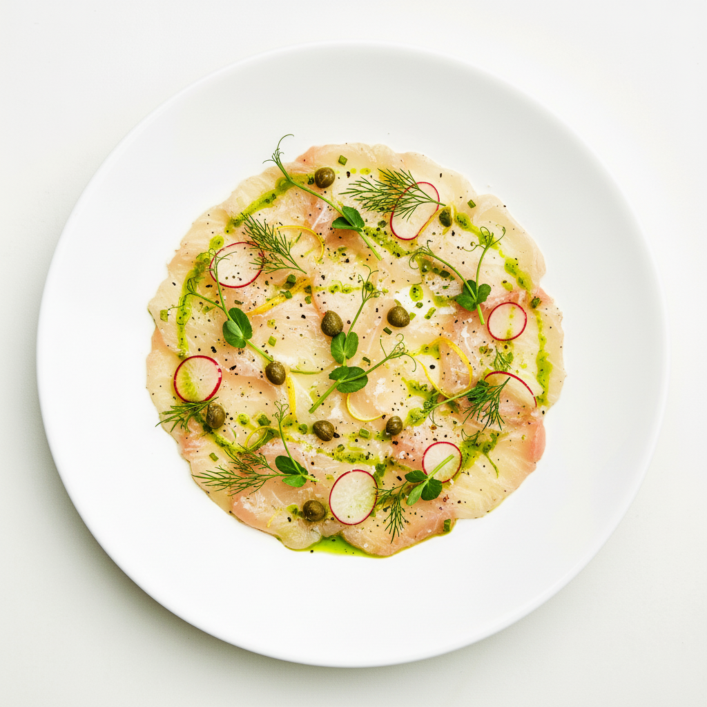 Cured King Fish with Fresh Dill Full