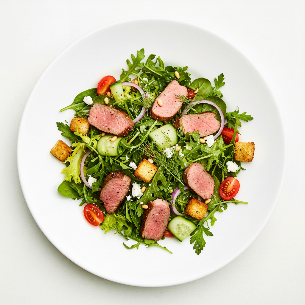 LAMB RUMP & COUS COUS SALAD Full