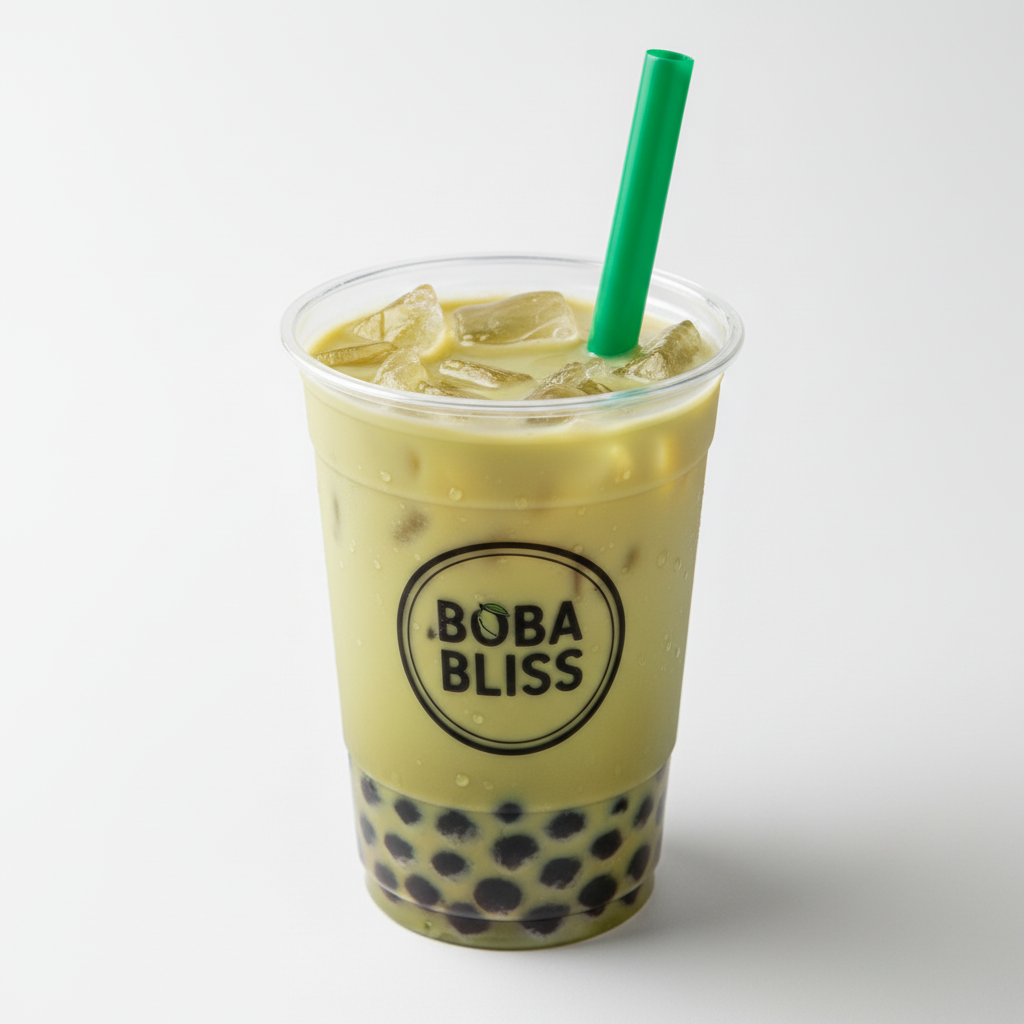 Bubblas Alcoholic Mango Bubble Tea Full