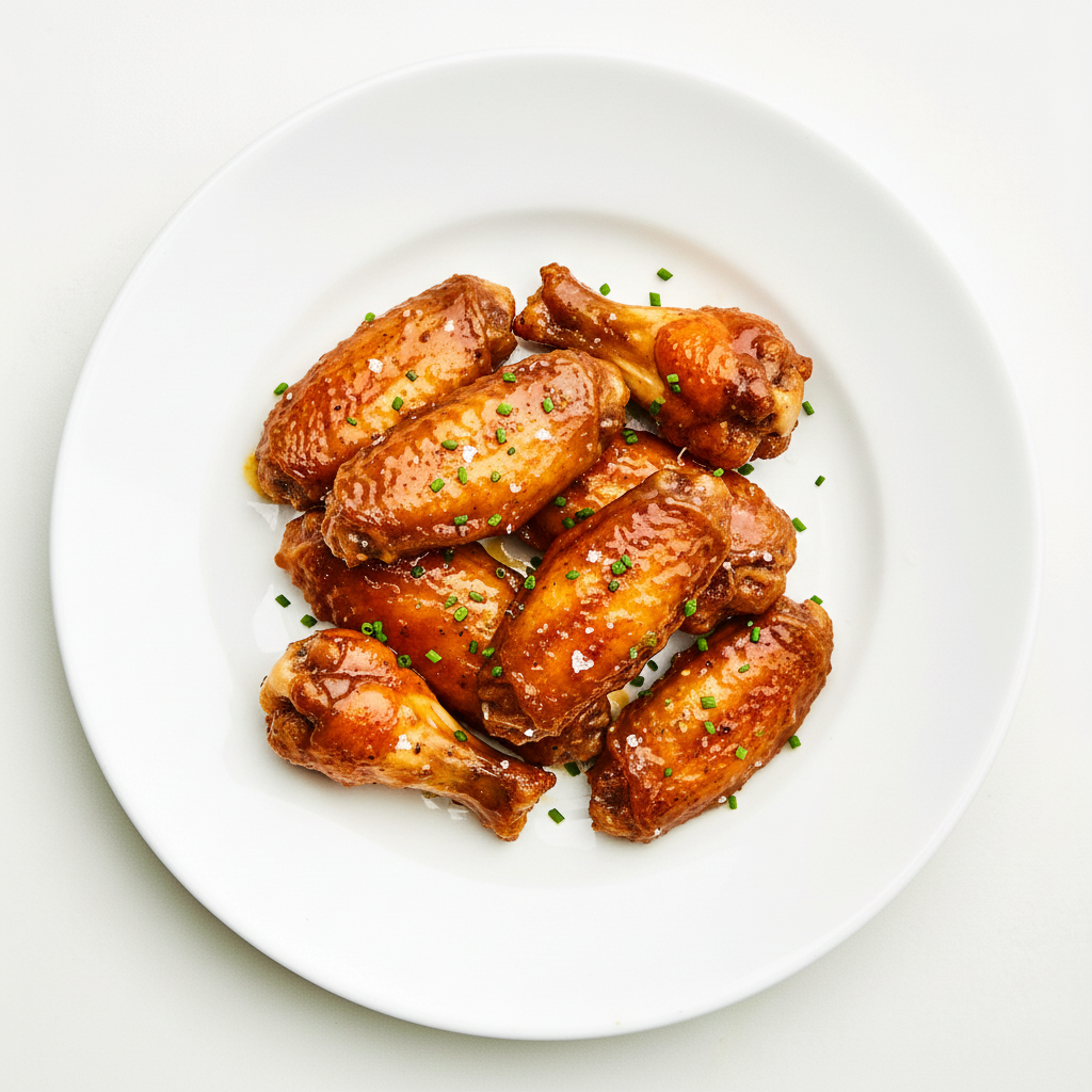 MAPLE BBQ MARINATED CHICKEN WINGS Full