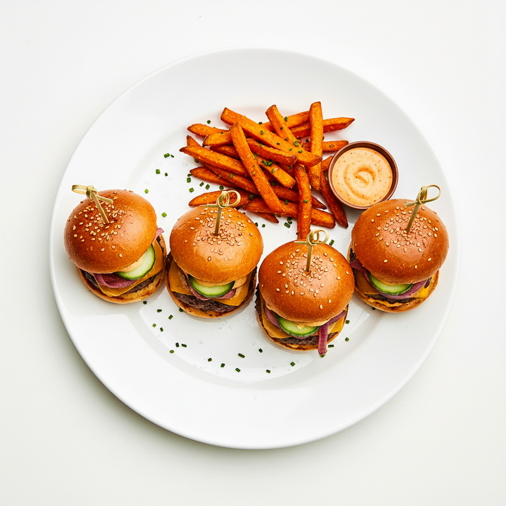 MINI CHEESE BURGERS Full