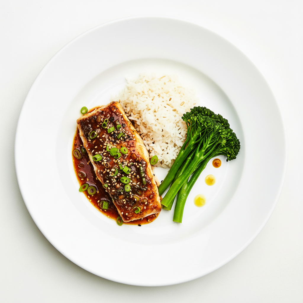 Miso Glazed Salmon Full