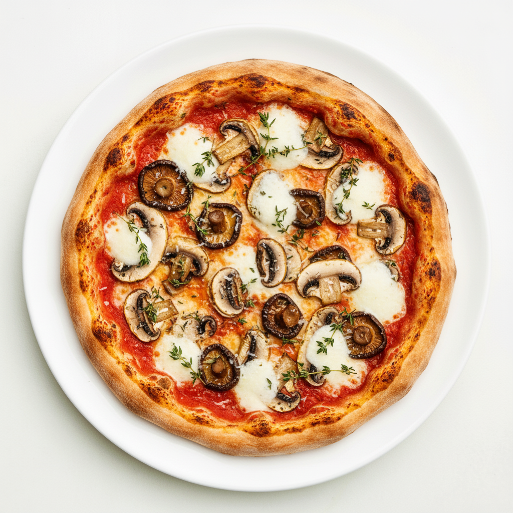 Mushroom, pesto and chilli Full