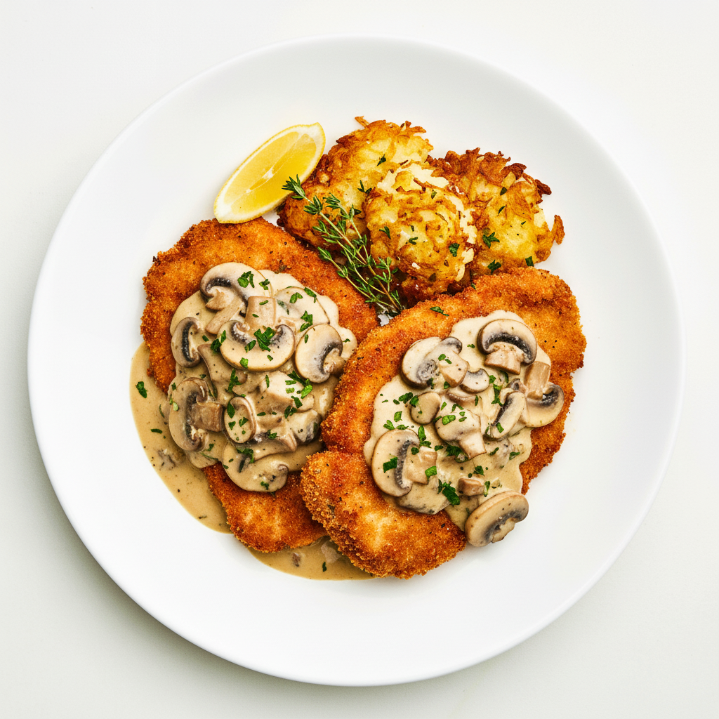 Vegetarian Schnitzel Full