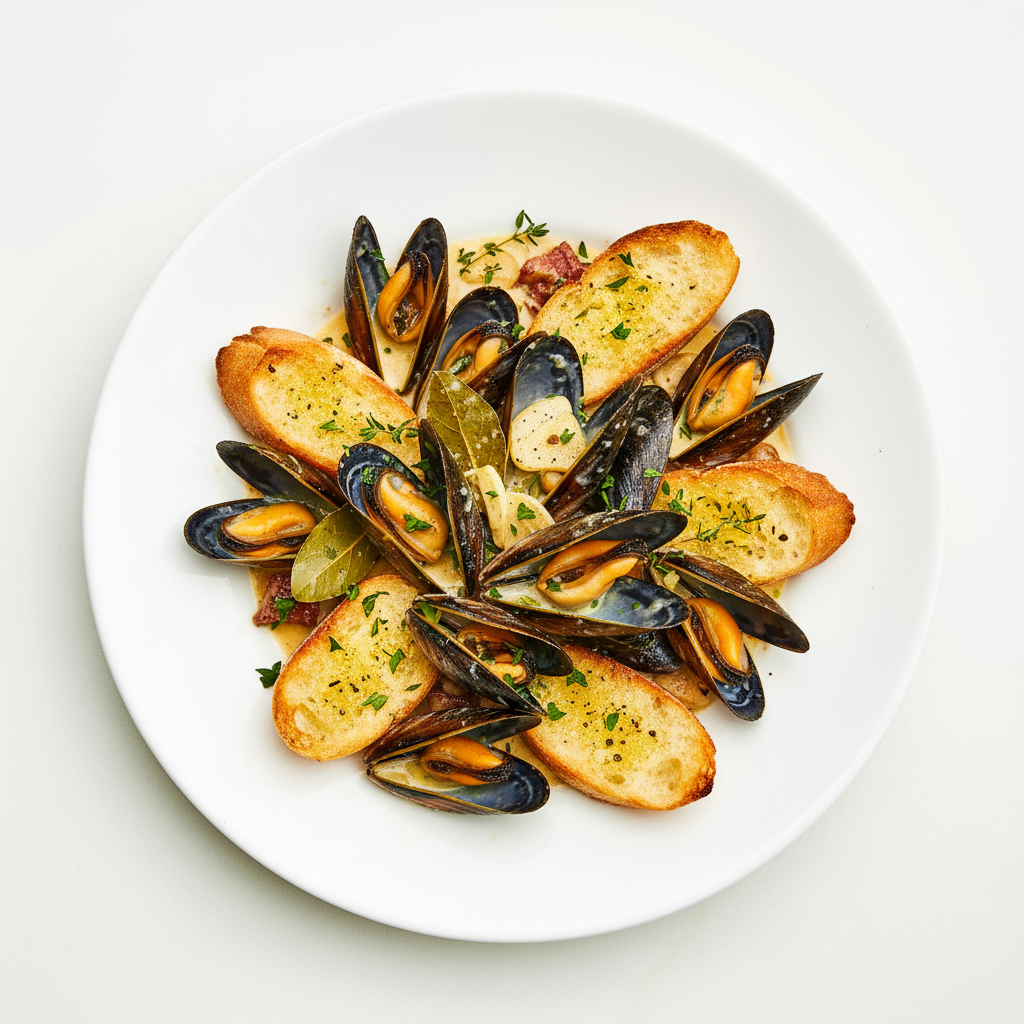 Creamy Garlic Mussels (GFO) Full
