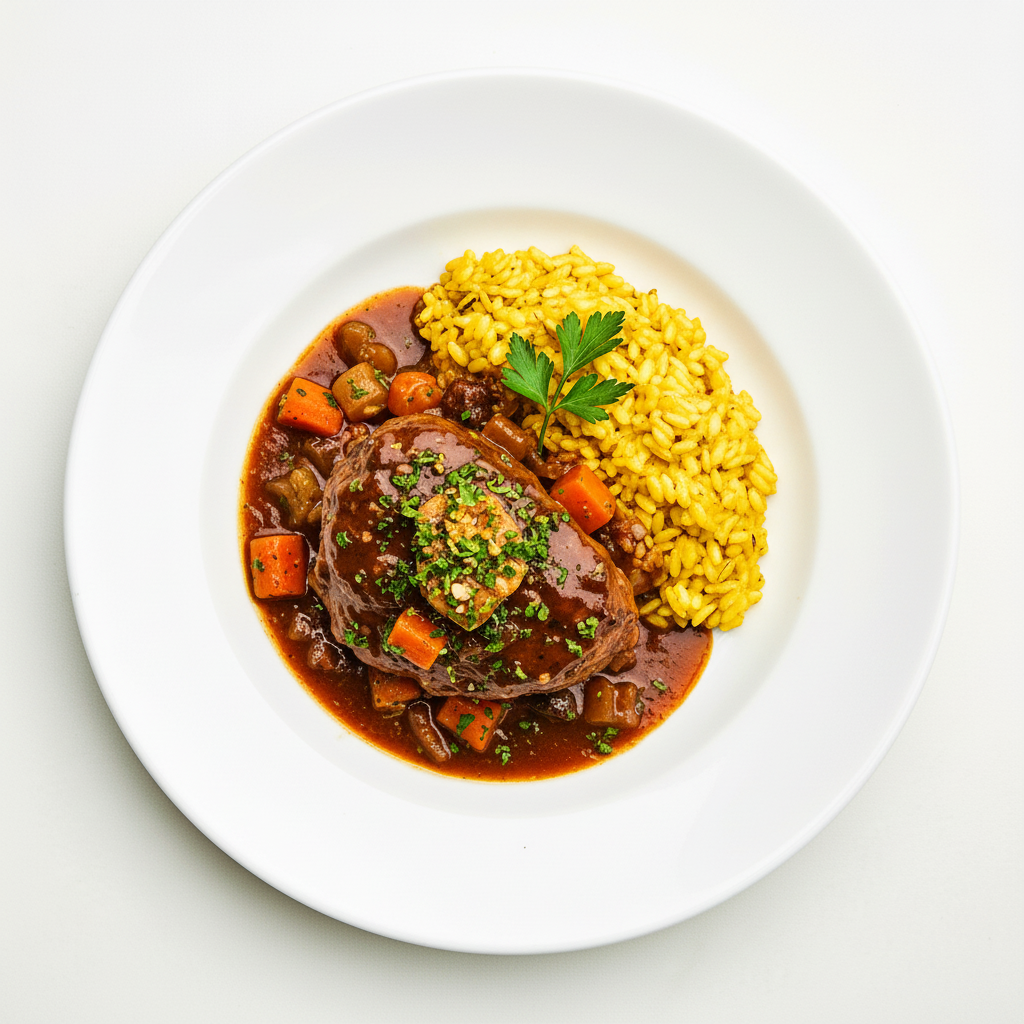 Slow braised Osso Buco Full