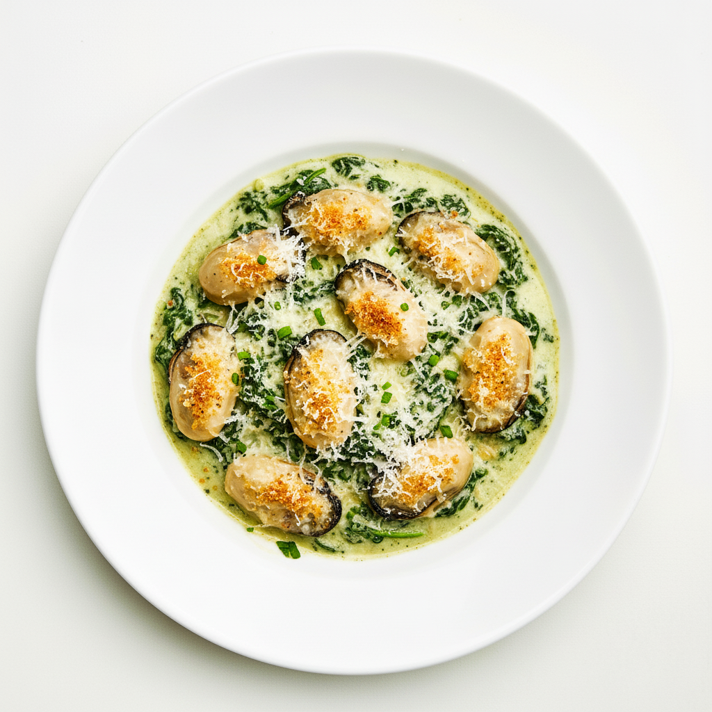 Rockefeller Oysters - 1/2 Dozen Full