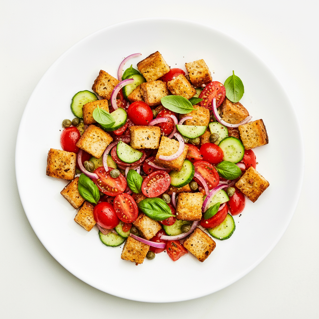 Tomato Panzanella Salad Full