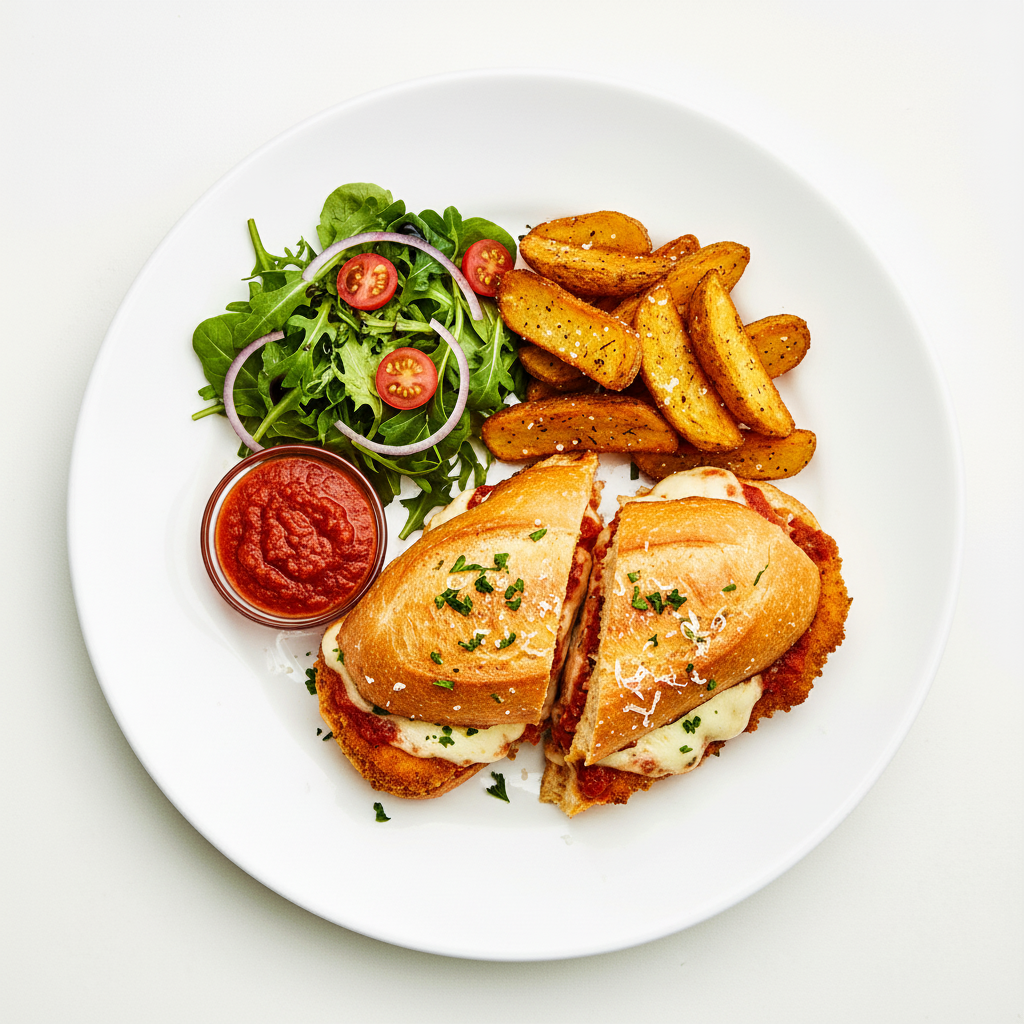 Vodka Parmigiana Sandwich Full